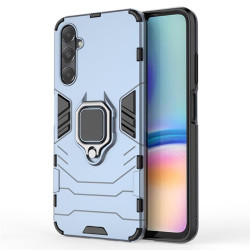 Хибриден гръб със стойка за Samsung Galaxy A05s - стоманено син