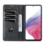 Кожен калъф страничен flip марка AZNS за Samsung Galaxy A05s – черен - 2 Кожен калъф страничен flip марка AZNS за Samsung Galaxy A05s – черен - 2