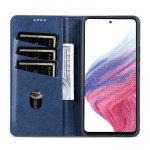 Кожен калъф страничен flip марка AZNS за Samsung Galaxy A05s – тъмно син - 0 Кожен калъф страничен flip марка AZNS за Samsung Galaxy A05s – тъмно син - 0