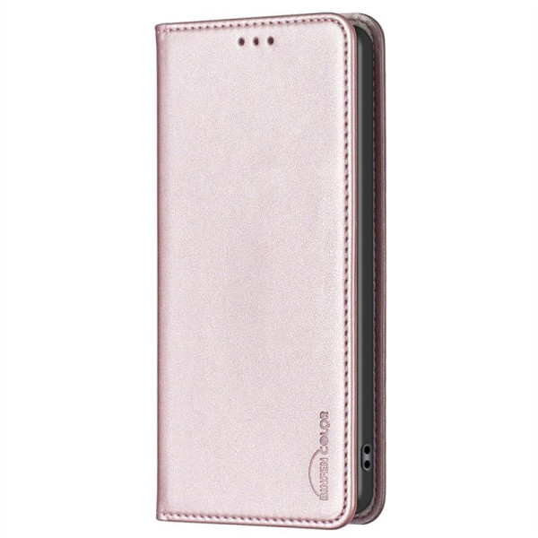 Кожен калъф тип портмоне марка BINFEN COLOR за Samsung Galaxy A05s - перлено розов Кожен калъф тип портмоне марка BINFEN COLOR за Samsung Galaxy A05s - перлено розов