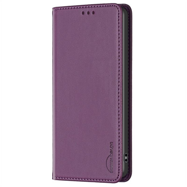 Кожен калъф тип портмоне марка BINFEN COLOR за Samsung Galaxy A05s - лилав Кожен калъф тип портмоне марка BINFEN COLOR за Samsung Galaxy A05s - лилав