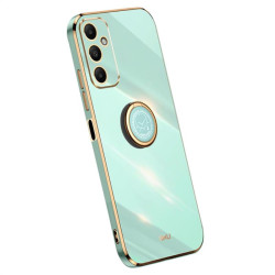 Силиконов гръб със стойка тип пръстен марка XINLI за Samsung Galaxy A05s - зелен