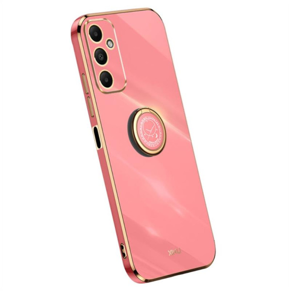 Силиконов гръб със стойка тип пръстен марка XINLI за Samsung Galaxy A05s - червен
