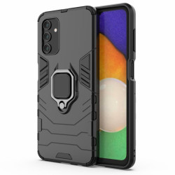 Хибриден гръб със стойка за Samsung Galaxy A13 - черен
