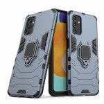 Хибриден гръб със стойка за Samsung Galaxy A13 - стоманено син - 2