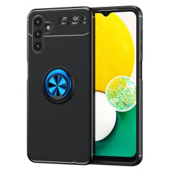 Силиконов гръб със стойка тип пръстен за Samsung Galaxy A04s/A13 5G - син