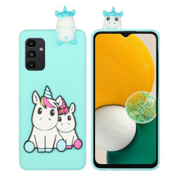 Силиконов гръб за Samsung Galaxy A14 4G/5G - с еднорози