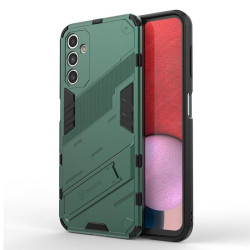 Хибриден гръб със стойка марка BIBERCAS за Samsung Galaxy A14 4G/5G - зелен металик