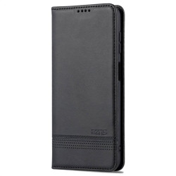 Кожен калъф страничен flip марка AZNS за Samsung Galaxy A14 4G/5G – черен