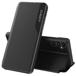 Тънък кожен калъф за Samsung Galaxy A14 4G/5G – черен