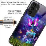 Силиконов кейс със стъклен гръб за Samsung Galaxy A15 4G/5G - бурканче и пеперуди - 0 Силиконов кейс със стъклен гръб за Samsung Galaxy A15 4G/5G - бурканче и пеперуди - 0