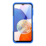 Двупластов гръб със стойка за Samsung Galaxy A15 4G/5G - син - 0