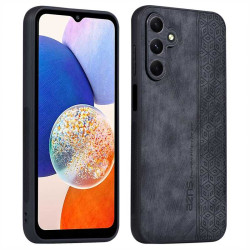 Силиконов гръб с покритие от кожа марка AZNS за Samsung Galaxy A15 4G/5G  - черен