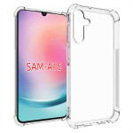Силиконов гръб с подсилени ръбове за Samsung Galaxy A15 4G/5G - прозрачен