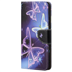 Калъф тип портмоне за Samsung Galaxy A23 5G - шарени пеперуди