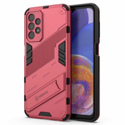 Хибриден гръб със стойка марка BIBERCAS за Samsung Galaxy A23 5G - розов