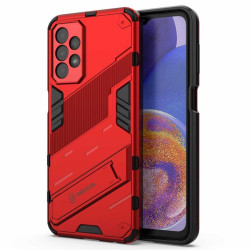 Хибриден гръб със стойка марка BIBERCAS за Samsung Galaxy A23 5G - червен