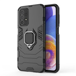 Хибриден гръб със стойка за Samsung Galaxy A23 5G - черен