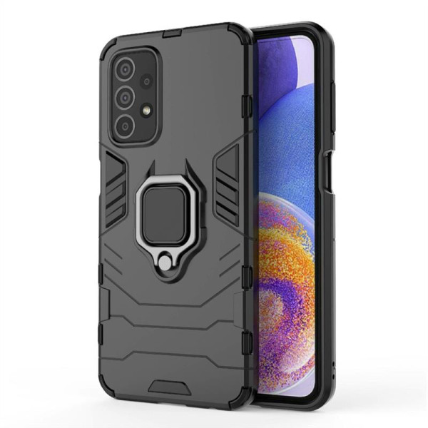 Хибриден гръб със стойка за Samsung Galaxy A23 5G - черен