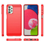 Силиконов гръб Rugged Armor за Samsung Galaxy A23 5G - червен - 1