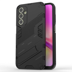 Хибриден гръб със стойка марка BIBERCAS за Samsung Galaxy A25 5G - черен