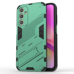Хибриден гръб със стойка марка BIBERCAS за Samsung Galaxy A25 5G - зелен металик
