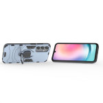 Хибриден гръб със стойка за Samsung Galaxy A25 5G - стоманено син - 0