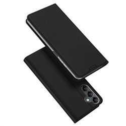 Тънък калъф страничен flip марка DUX DUCIS за Samsung Galaxy A25 5G &ndash; черен
