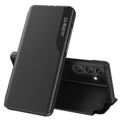 Тънък кожен калъф за Samsung Galaxy A25 5G – черен