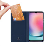 Тънък калъф страничен flip марка DUX DUCIS за Samsung Galaxy A25 5G – тъмно син - 0