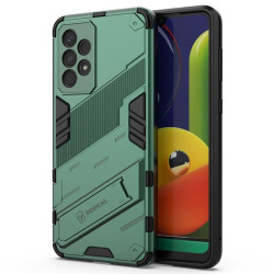 Хибриден гръб със стойка марка BIBERCAS за Samsung Galaxy A33 5G - зелен металик