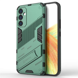 Хибриден гръб със стойка марка BIBERCAS за Samsung Galaxy A34 5G - зелен металик