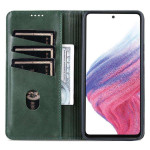 Кожен калъф страничен flip марка AZNS за Samsung Galaxy A35 5G – тъмно зелен - 1 Кожен калъф страничен flip марка AZNS за Samsung Galaxy A35 5G – тъмно зелен - 1