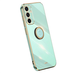 Силиконов гръб със стойка тип пръстен марка XINLI за Samsung Galaxy A35 5G - зелен