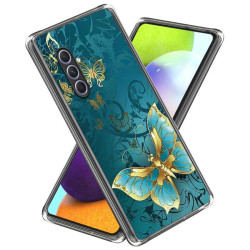 Силиконов гръб за Samsung Galaxy A54 5G - синя пеперуда