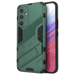 Хибриден гръб със стойка марка BIBERCAS за Samsung Galaxy A54 5G - зелен металик
