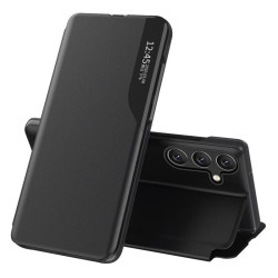 Тънък кожен калъф за Samsung Galaxy A54 5G – черен