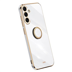 Силиконов гръб със стойка тип пръстен марка XINLI за Samsung Galaxy A54 5G - бял