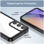 Силиконов гръб Rugged Armor за Samsung Galaxy A55 5G - черна рамка - 0