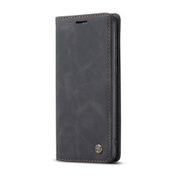Калъф страничен flip марка CASEME за Samsung Galaxy S21 FE – черен