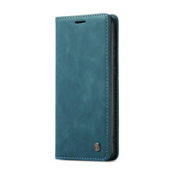 Калъф страничен flip марка CASEME за Samsung Galaxy S21 FE – тюркоазен