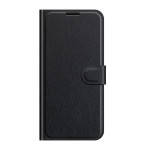Кожен калъф тип портмоне за Samsung Galaxy S21 FE - черен Кожен калъф тип портмоне за Samsung Galaxy S21 FE - черен