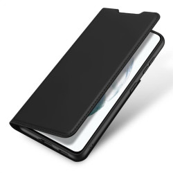 Тънък калъф страничен flip марка DUX DUCIS за Samsung Galaxy S21 FE – черен