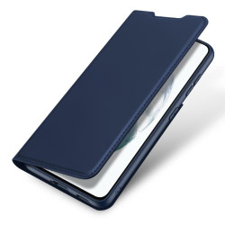 Тънък калъф страничен flip марка DUX DUCIS за Samsung Galaxy S21 FE –  тъмно син