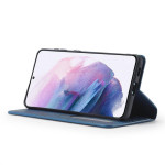 Кожен калъф страничен flip марка FORWENW за Samsung Galaxy S21 FE – син - 2 Кожен калъф страничен flip марка FORWENW за Samsung Galaxy S21 FE – син - 2