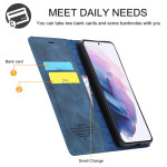 Кожен калъф тип портмоне марка LC.IMEEKE за Samsung Galaxy S22 - тъмно син - 2 Кожен калъф тип портмоне марка LC.IMEEKE за Samsung Galaxy S22 - тъмно син - 2
