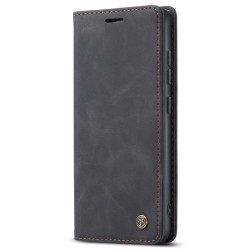 Калъф страничен flip марка CASEME за Samsung Galaxy S22+ – черен