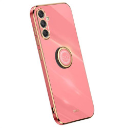 Силиконов гръб със стойка тип пръстен марка XINLI за Samsung Galaxy S23 FE - червен