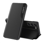 Тънък кожен калъф за Samsung Galaxy S24 – черен