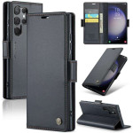 Кожен калъф страничен flip марка CASEME за Samsung Galaxy S24 Ultra – черен Кожен калъф страничен flip марка CASEME за Samsung Galaxy S24 Ultra – черен